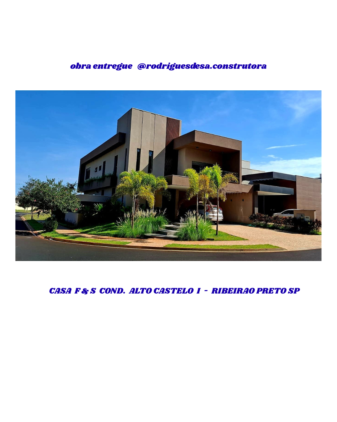 casa F & S obra