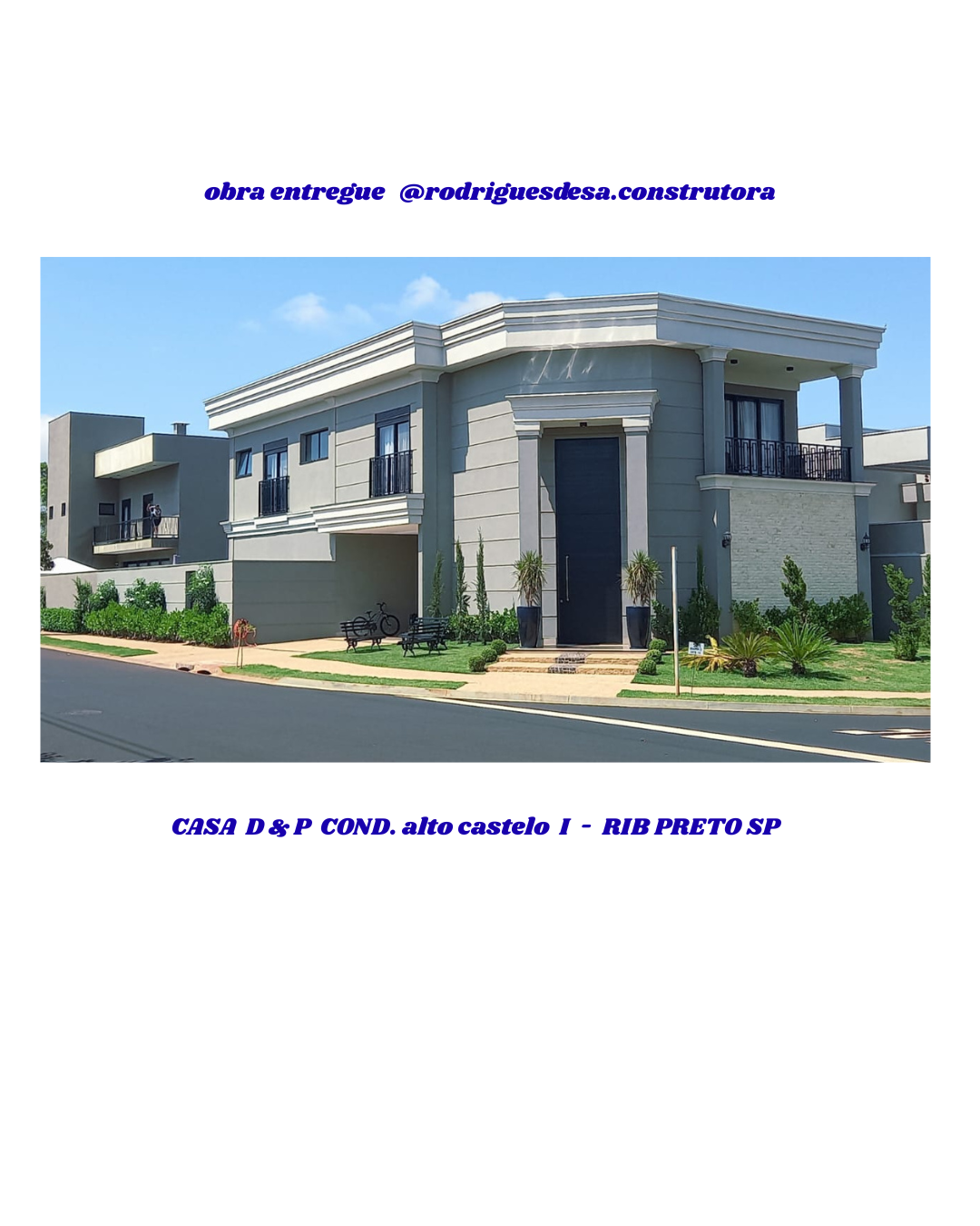 casa d & p obra